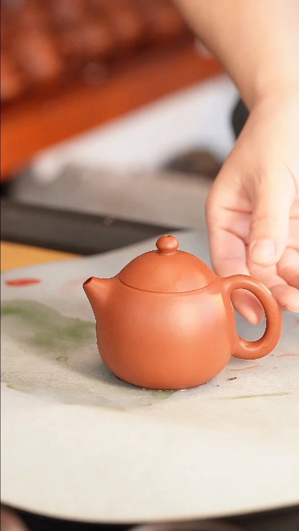 茶壶紫砂原矿手工制作全手 宽口