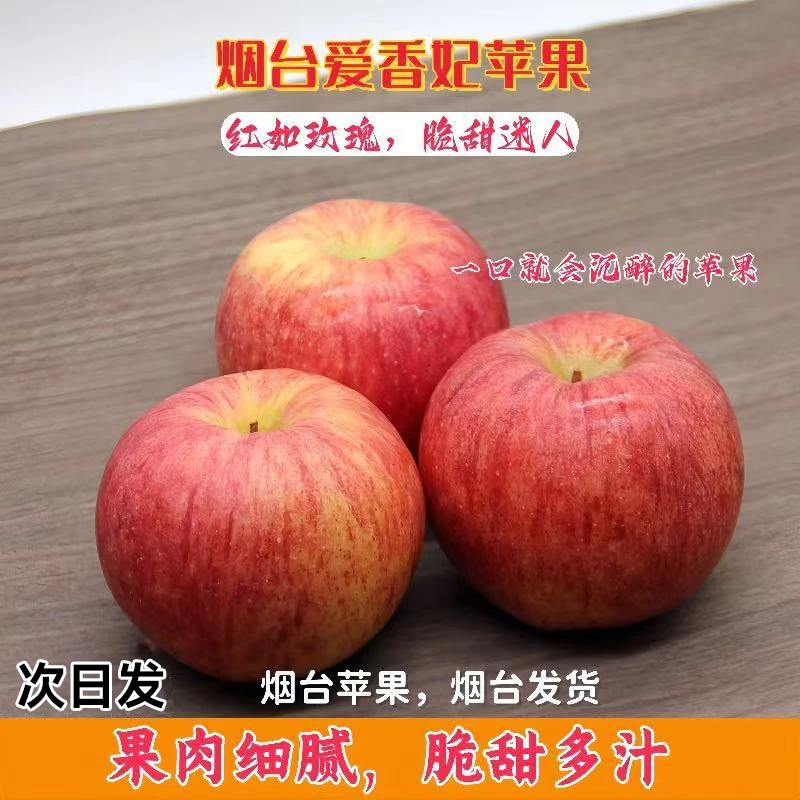 DIYIHAPPY/蒂一幸府正宗烟台爱香妃苹果冰糖心当季新鲜甜脆多汁