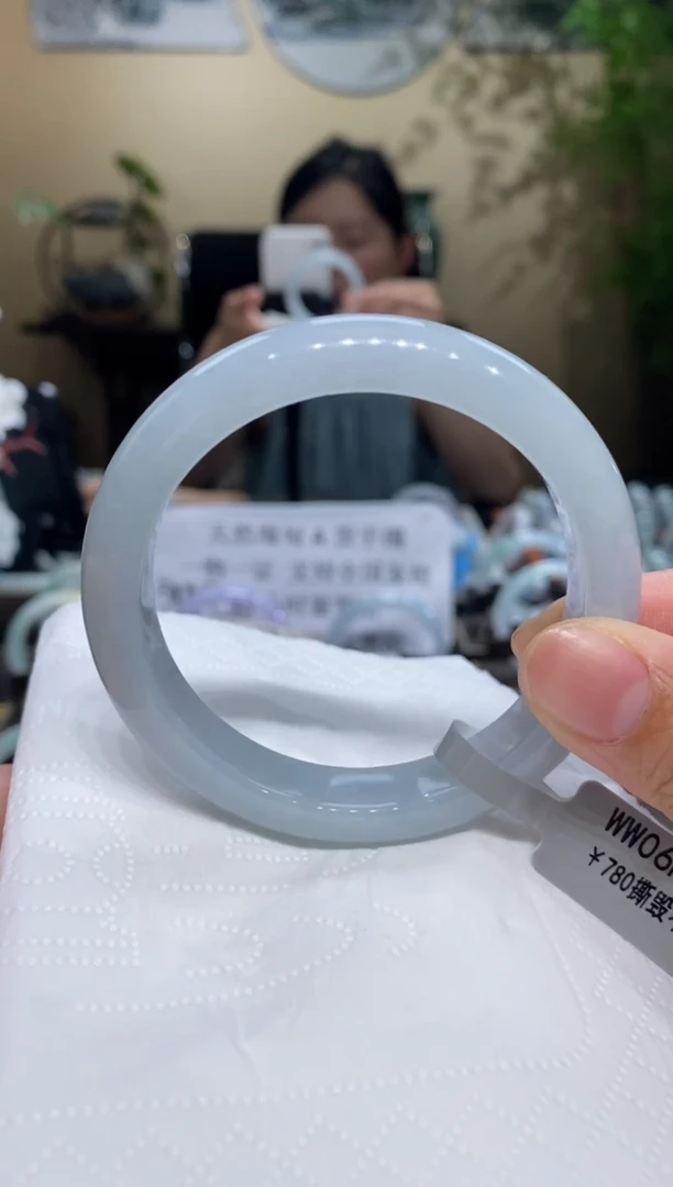 翡翠手镯未镶嵌翡翠57.5