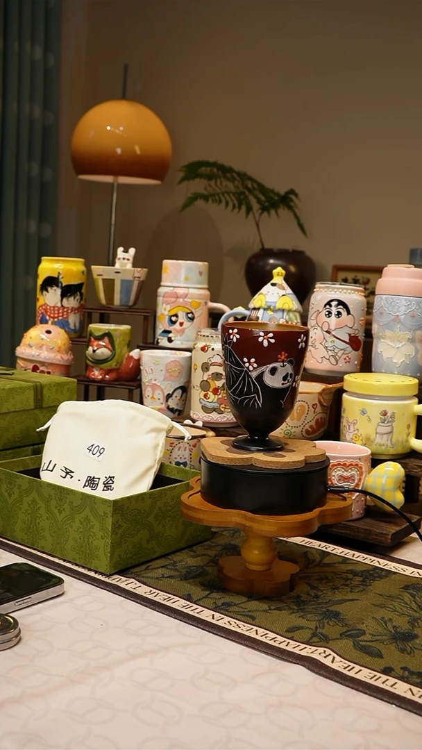陶瓷【不带盒子】409高温釉下彩