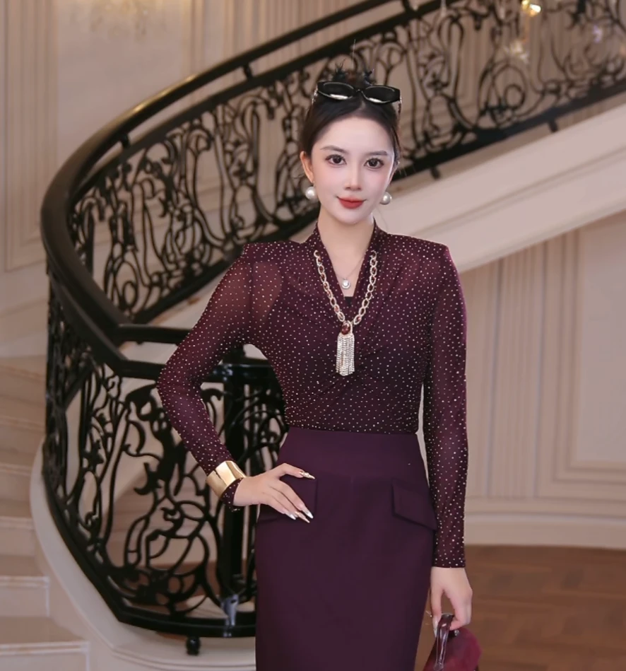 FNN【芙娜妮】2025新款休闲洋气衣服女穿搭气质套装上衣F2530526A