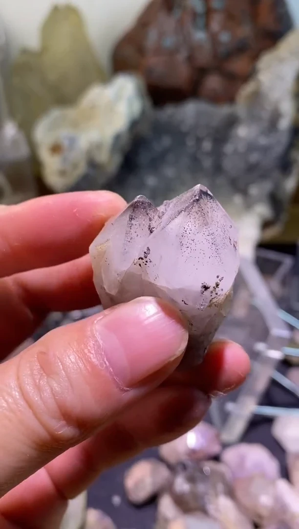 未镶嵌珠宝半成品水晶12号素描超七权杖花园