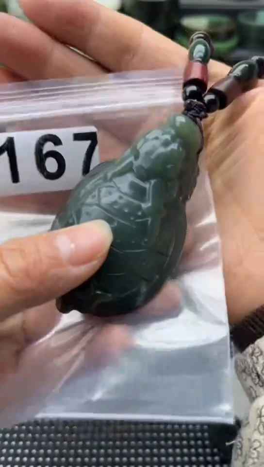 未镶嵌和田玉珠宝半成品龙龟