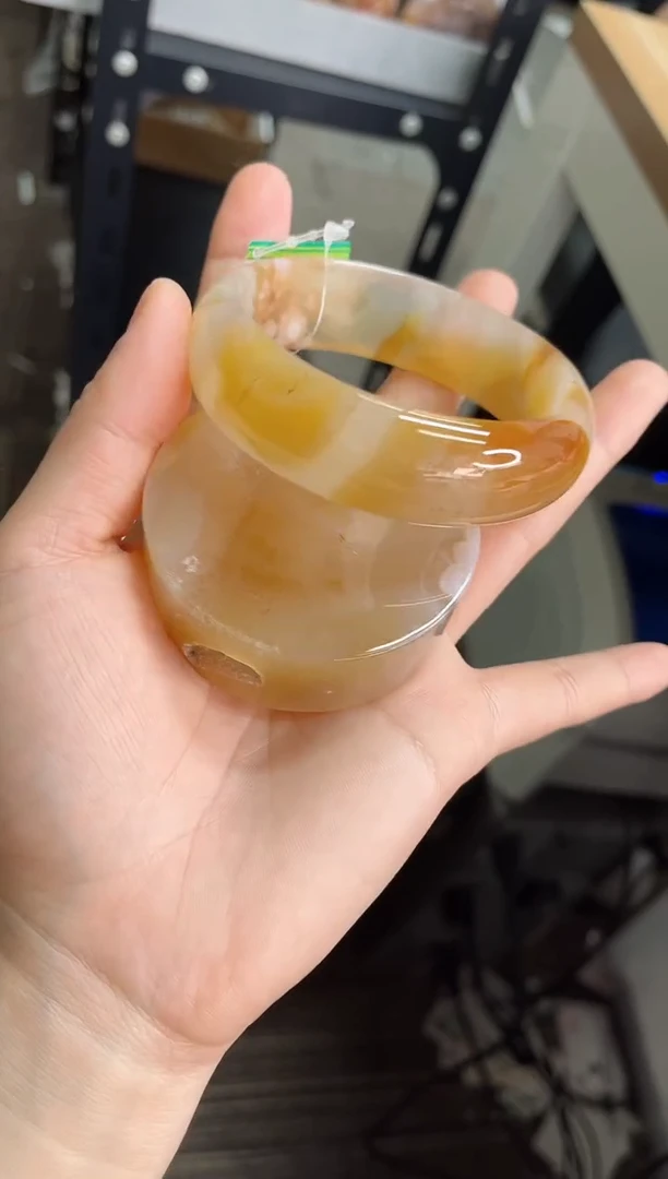 未镶嵌手镯石英质玉63圈口（赠品镯心）3009399