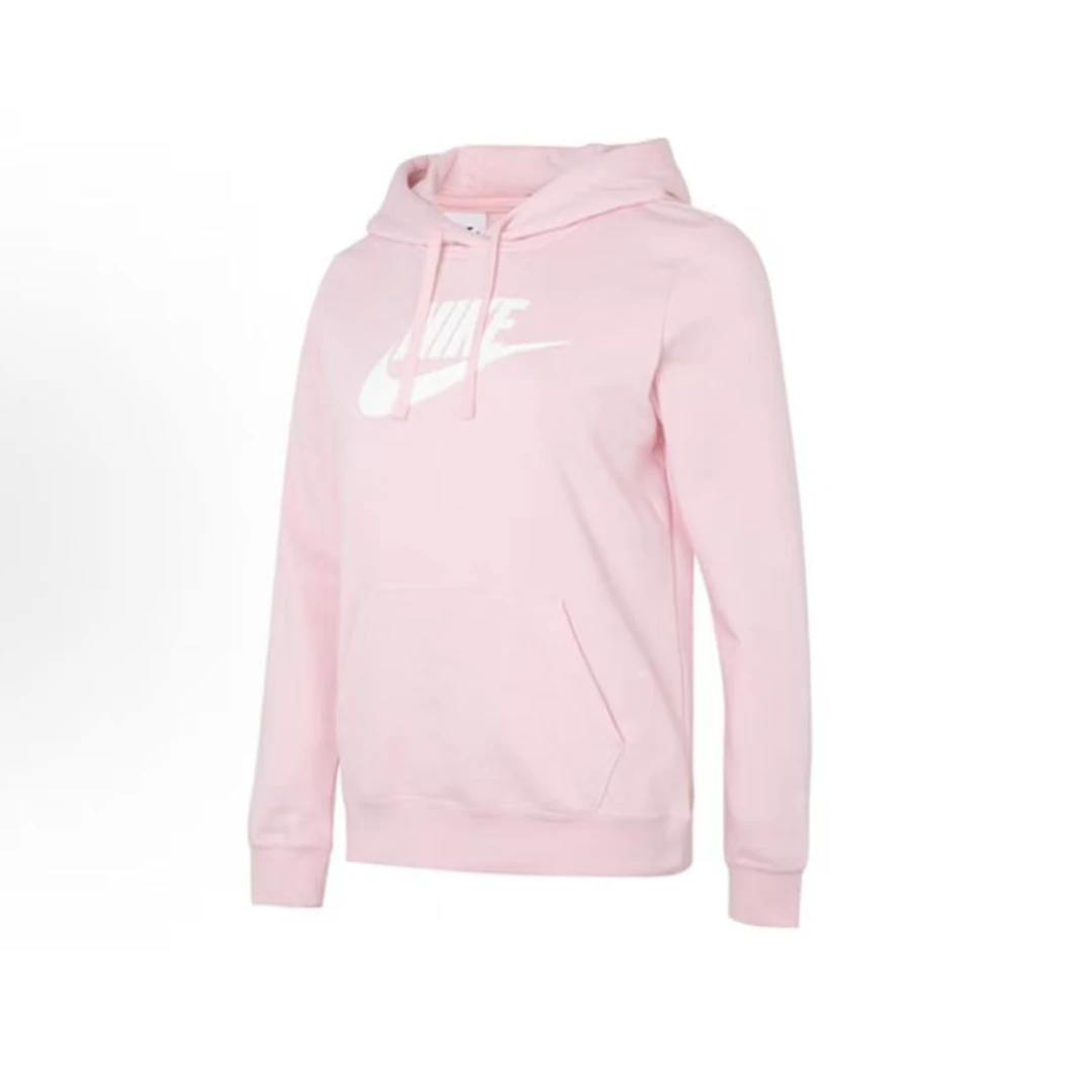 Nike As W Nsw Club Flc Gx Std Po Hd 卫衣 粉色 DQ5776-690