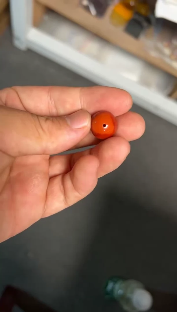 未镶嵌南红玛瑙珠宝奇石/多样性发一件/15mm