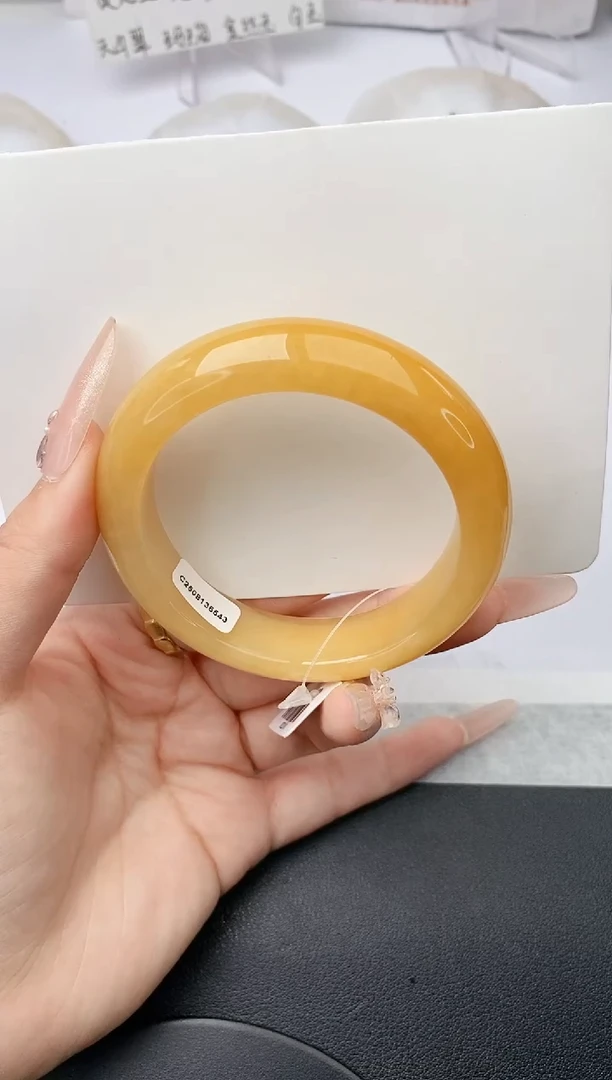 未镶嵌手镯石英质玉w141-HB多样性发货54+