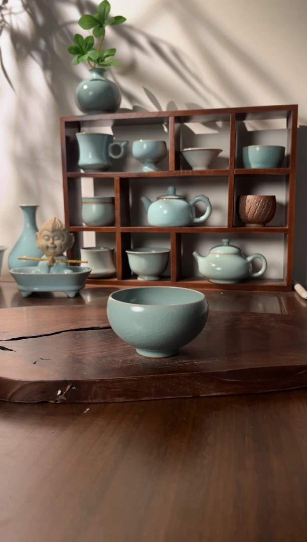 【闪购商品】杯清凉寺李布托仿古釉色禅定杯