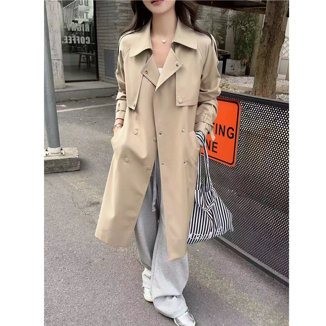 25年新款气质风衣外套