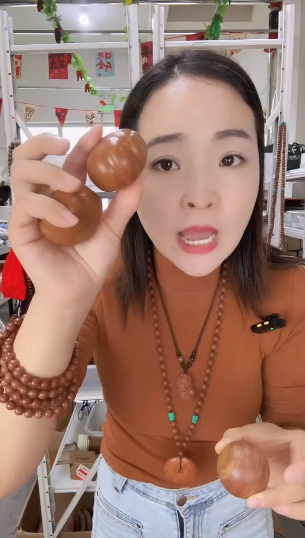 泗水砭石南瓜手把件