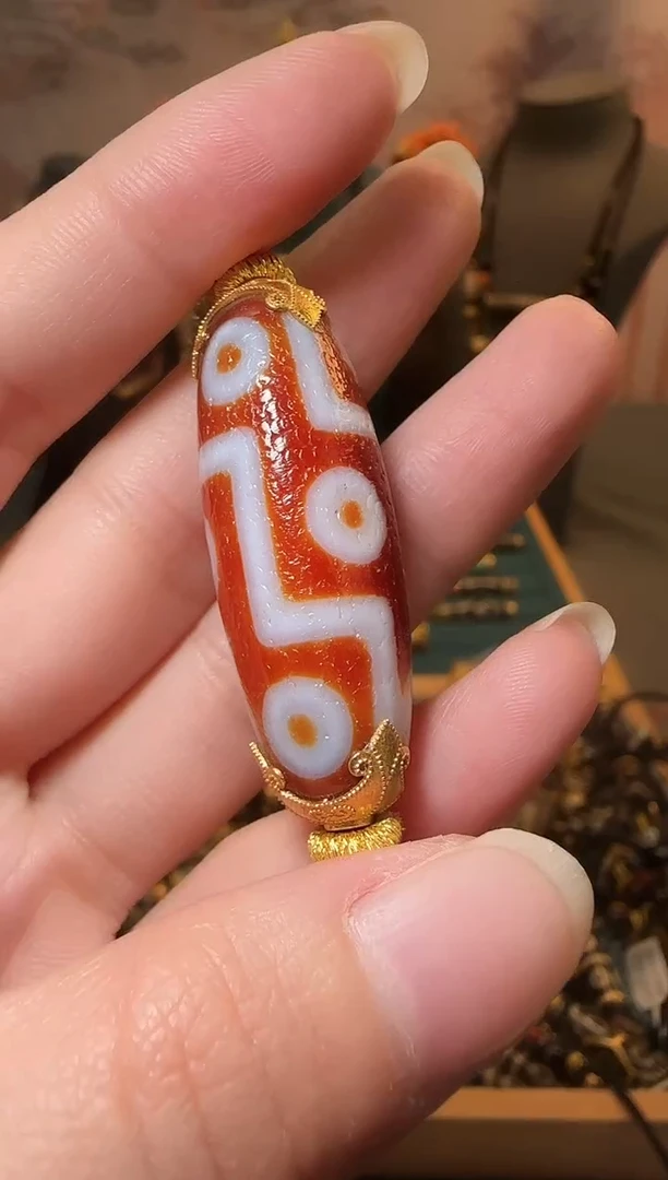 【闪购商品】玛瑙吊坠18K金镶嵌吊坠