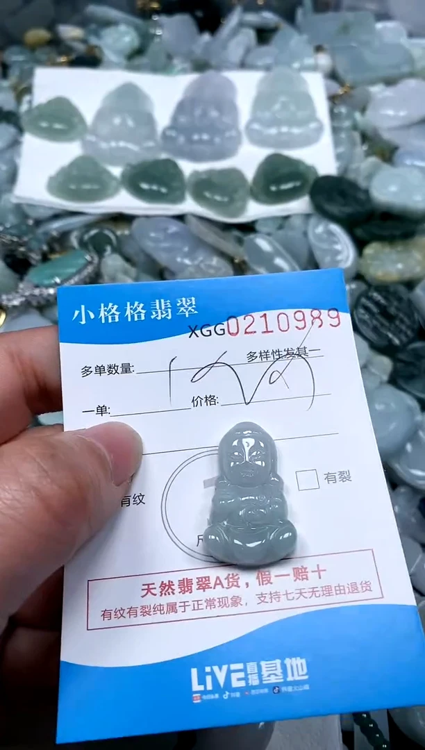 【闪购商品】翡翠颈饰未镶嵌闪购商品0210989