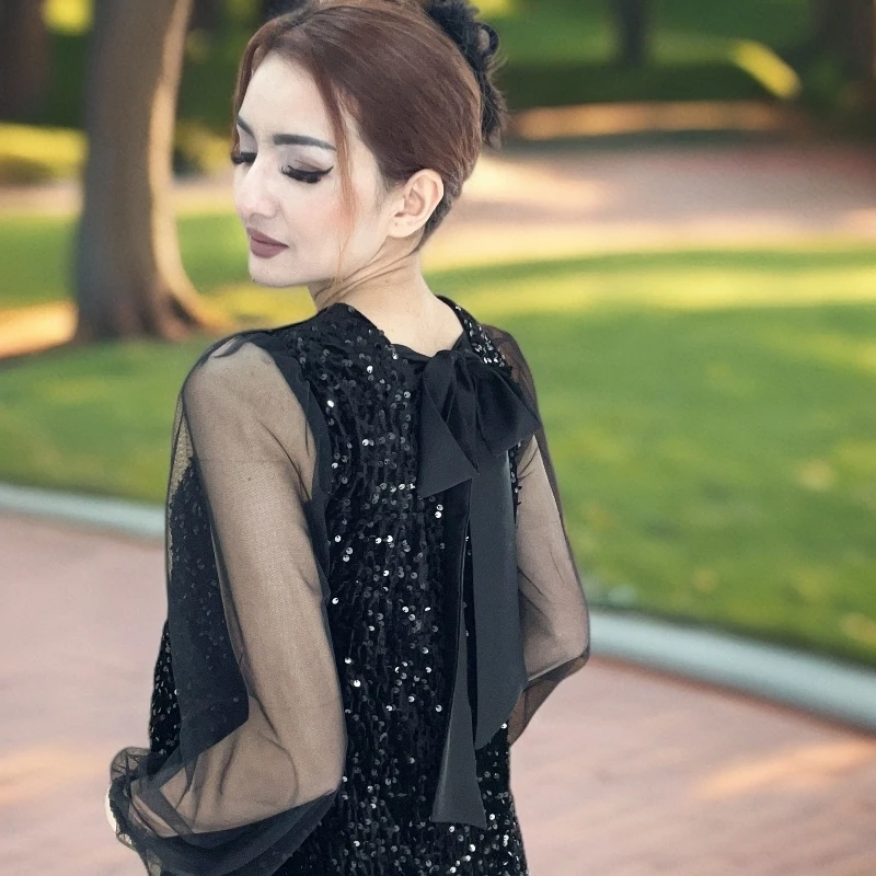 孕妇连衣裙，孕妇春秋季连衣裙，法式风孕妇准备