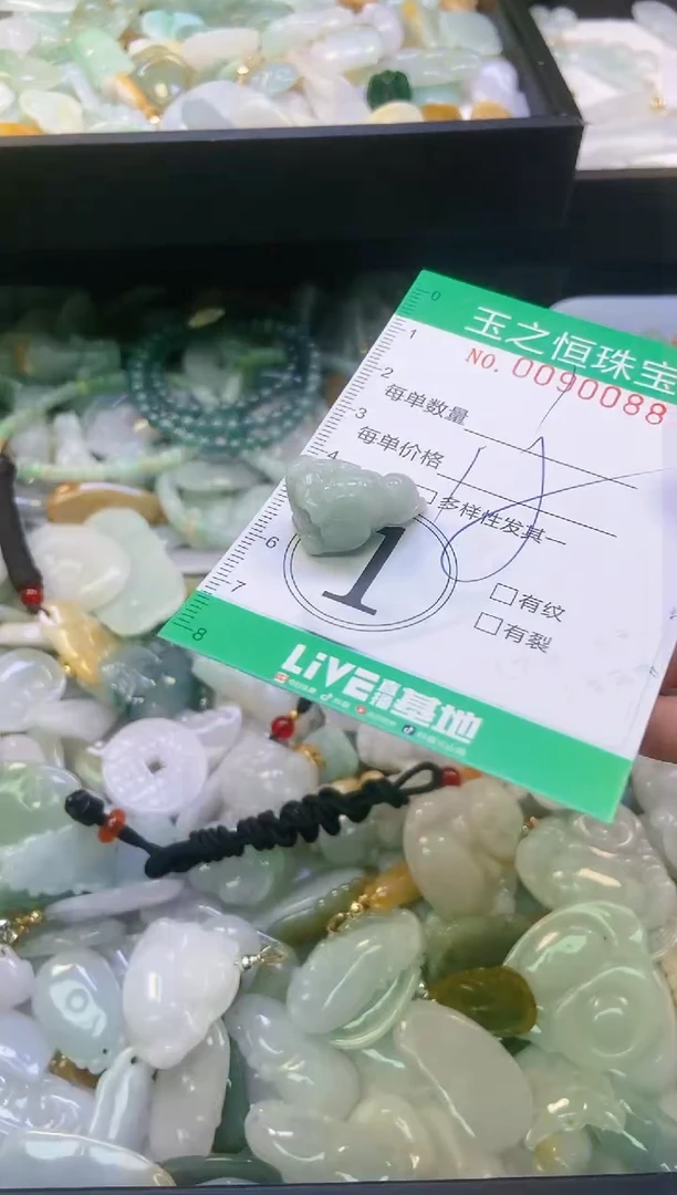 翡翠未镶嵌颈饰闪购0090088