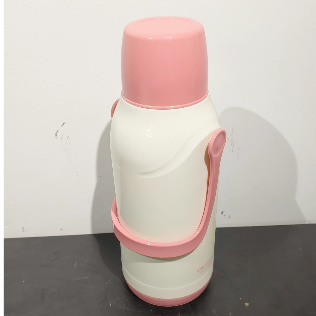 粉色热水壶白色好看简单大容量热水瓶保温壶保温瓶