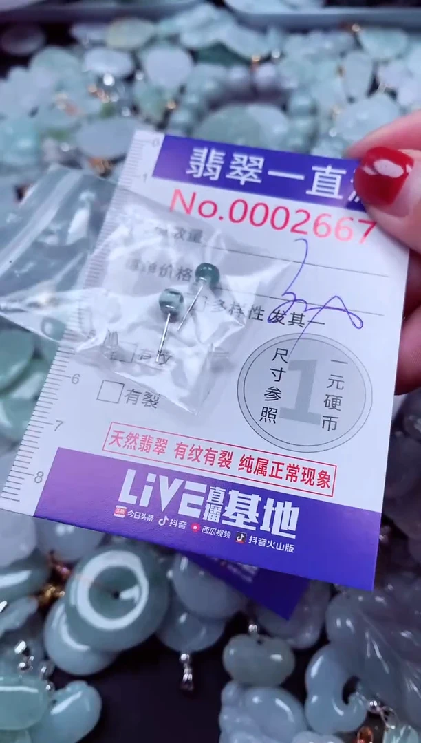 吊坠(不含链)未镶嵌翡翠2667