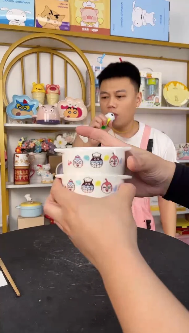 面包超人双耳小碗2件套