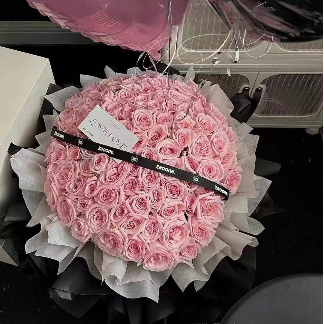 【粉墨永生花】玫瑰花高级香皂花七夕情人节花束送女友闺蜜生日礼物