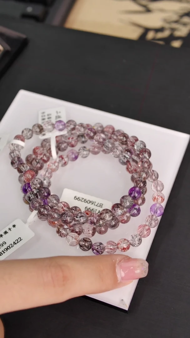 【闪购商品】水晶手串未镶嵌超七发丝单圈多样性发一