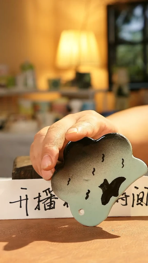摆件墨*玉景德镇漫工造器手作