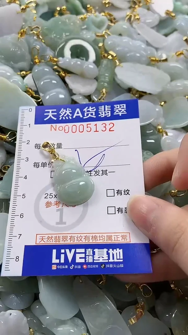 颈饰未镶嵌翡翠纯天然货翡翠