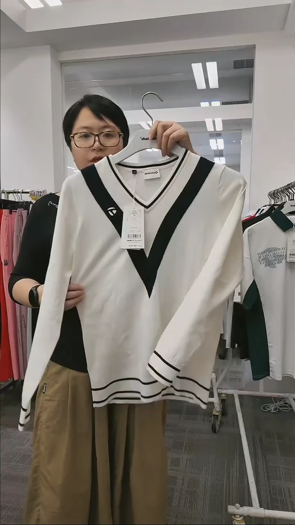 TM-长袖针织衫-女士-N8746680-白色-L