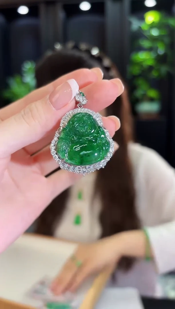 颈饰未镶嵌翡翠 缅料A货/支持复检/一件