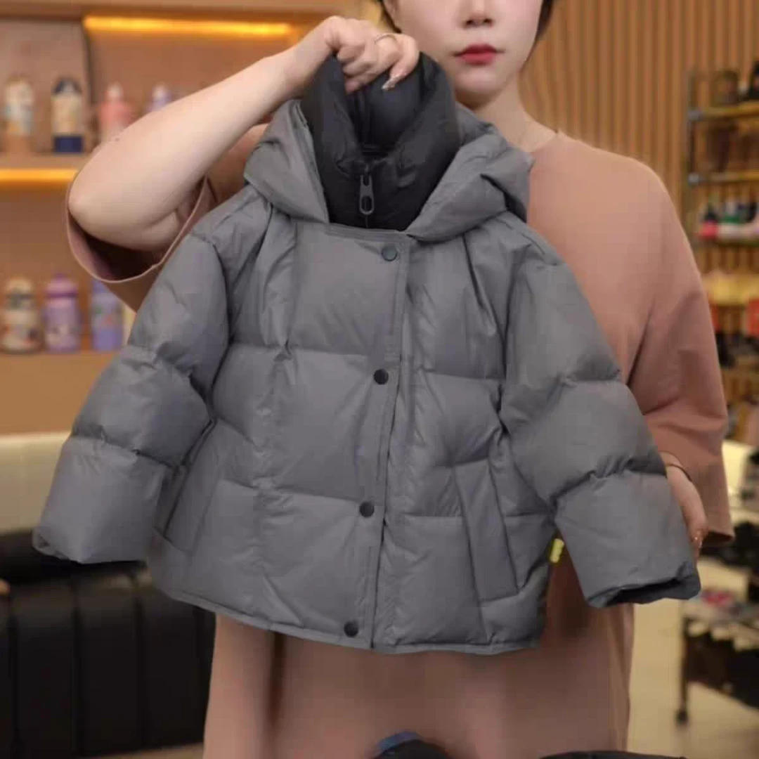 【小梨涡】男女童冬季双倍充绒量韩版保暖加厚纯色羽绒服