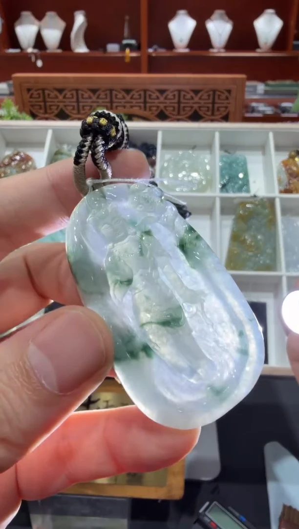 未镶嵌挂件翡翠A货翡翠多样性孤品