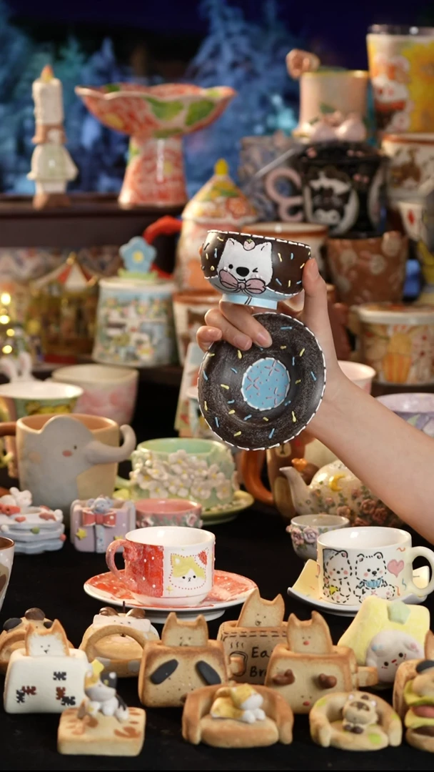 其他陶景德镇釉下彩手绘设计师款陶瓷