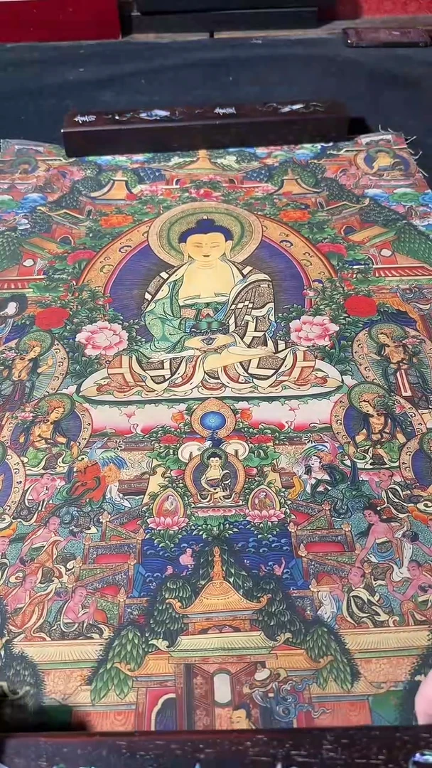 卷轴画藏式珍藏彩绘艺术馆49