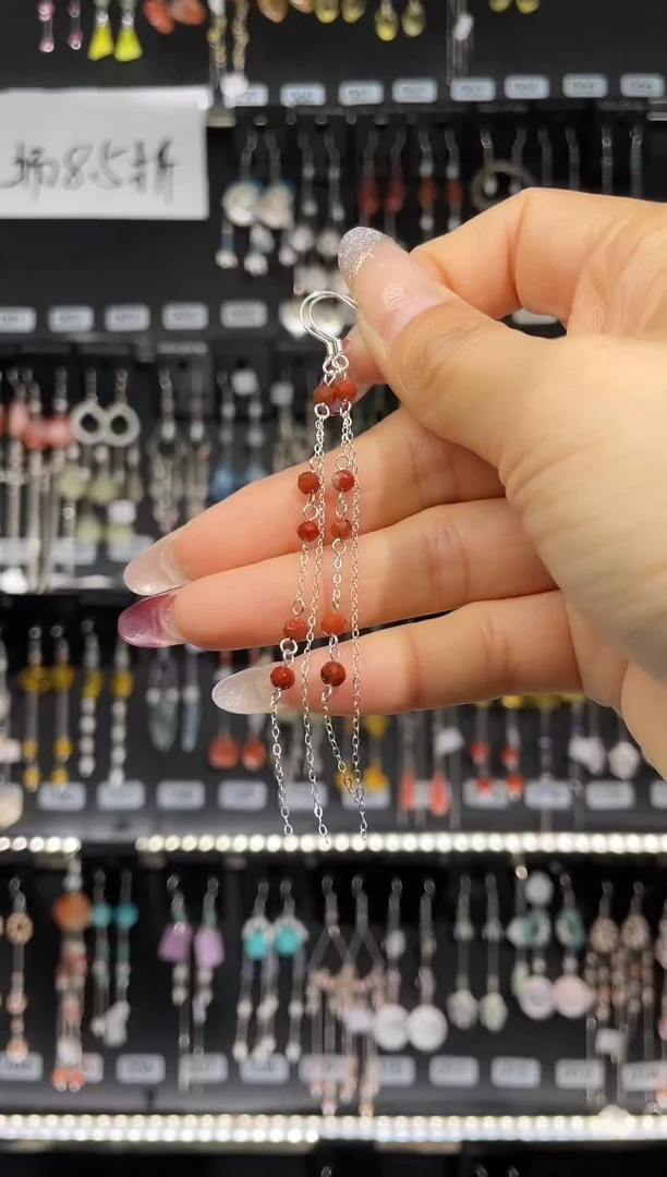 【闪购商品】紫晶耳饰银S925镶嵌顺顺利利