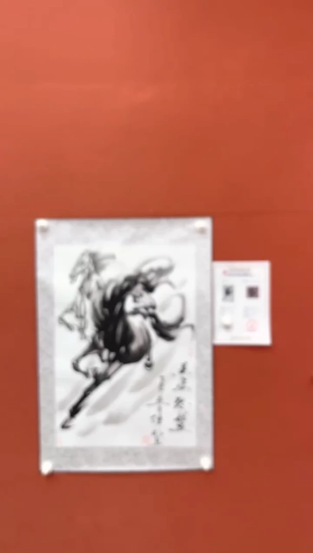 国画老师现场创作  6