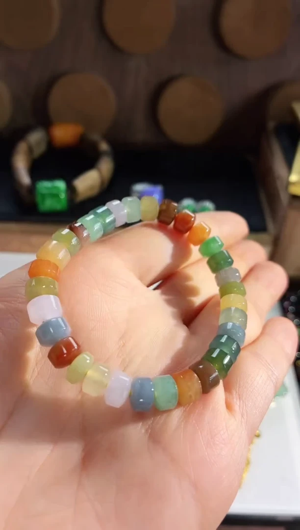 未镶嵌手链翡翠手串