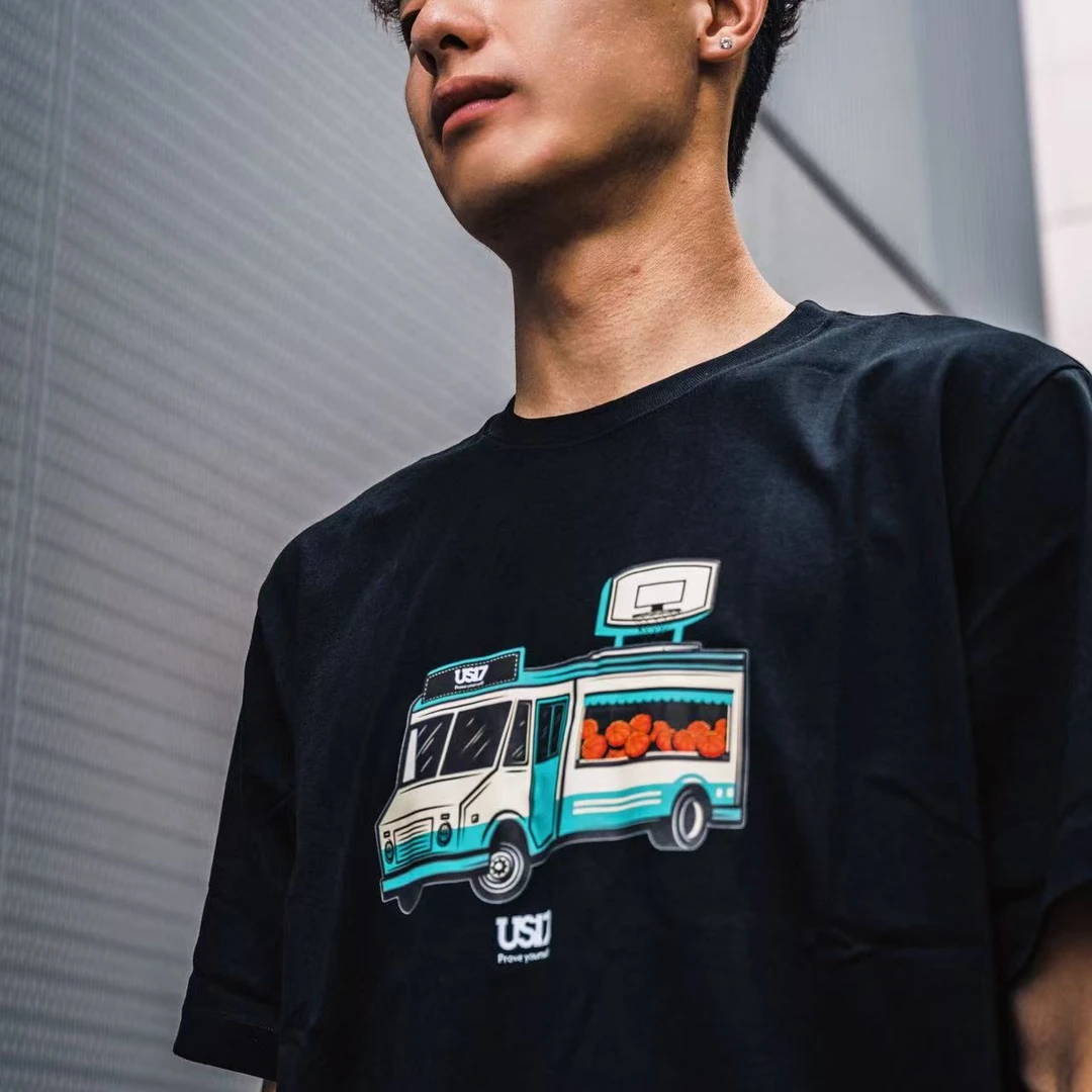 【清仓季】US17街球补给站T恤篮球车系列重磅纯棉T恤短袖夏季