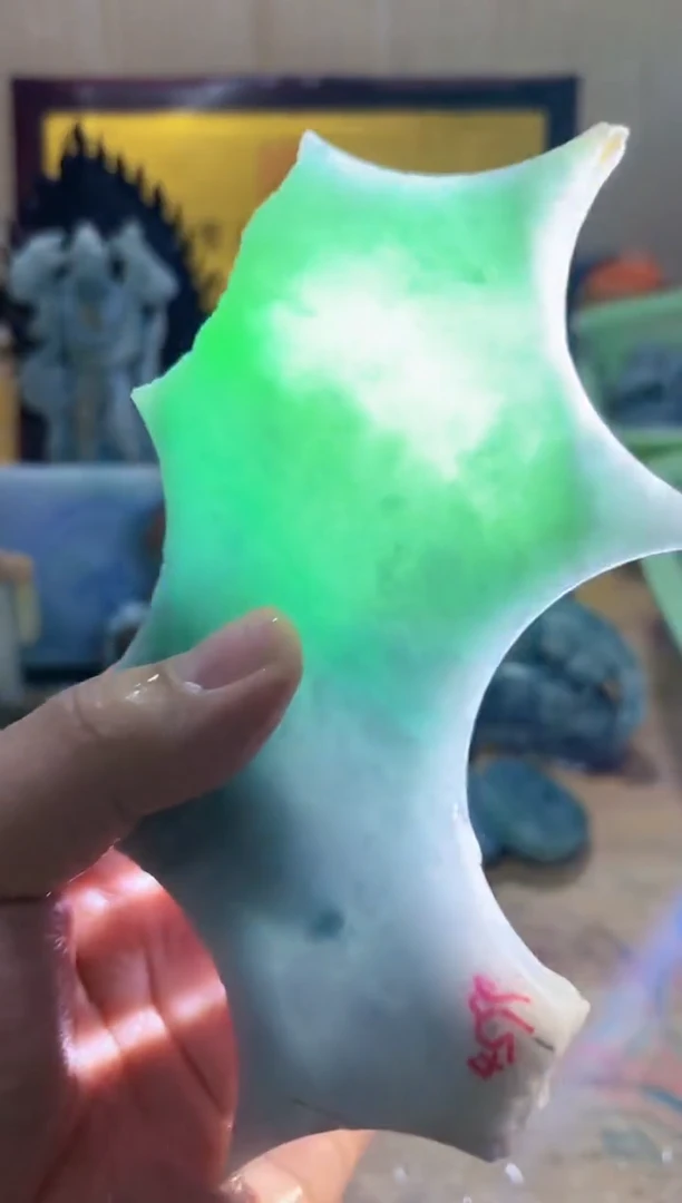 未镶嵌挂件翡翠A货常星6064