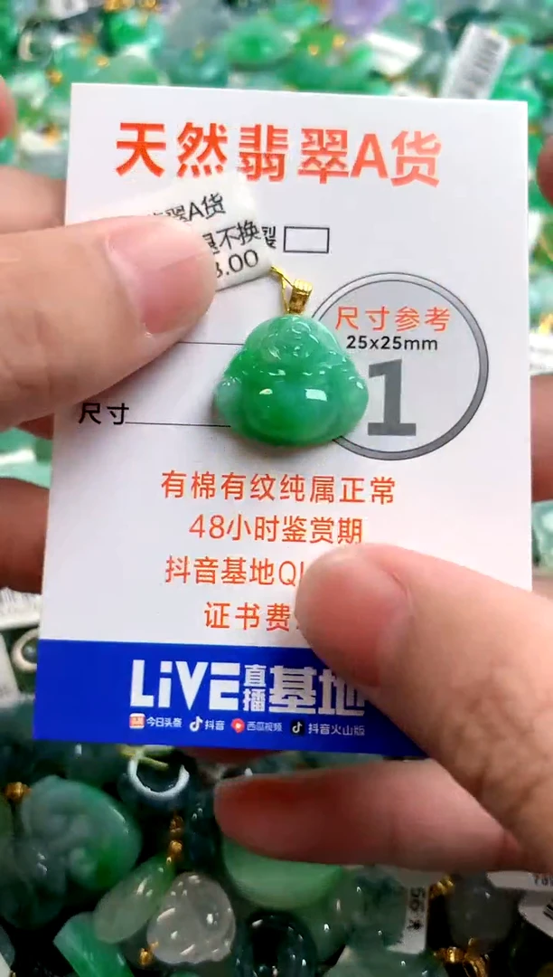 颈饰18K金镶嵌翡翠0499730879