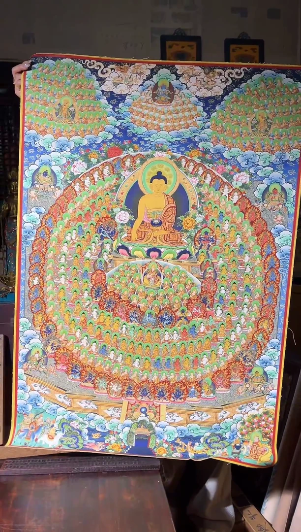 卷轴画秀凯唐卡tk16