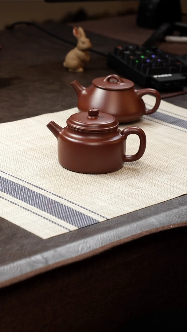 茶壶紫砂壶·15德钟150cc底槽青