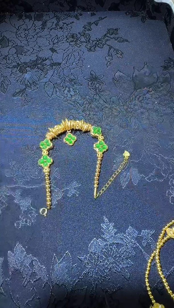 【闪购商品】翡翠手链银S925镶嵌手链