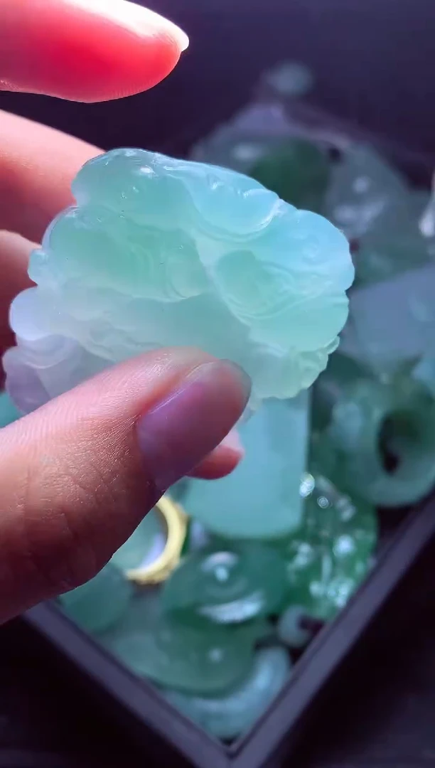 未镶嵌定制翡翠清*#毛货翡翠定制