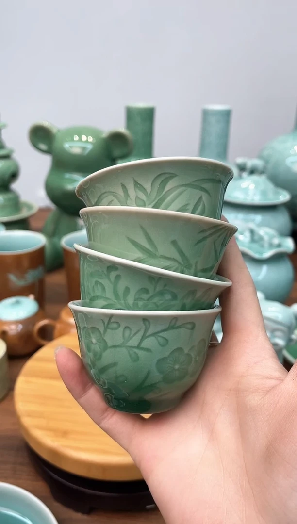 特价福利 微瑕 慧仙青瓷