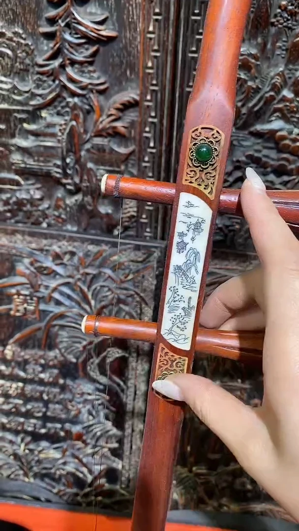 木紫檀木雕刻板一物一拍
