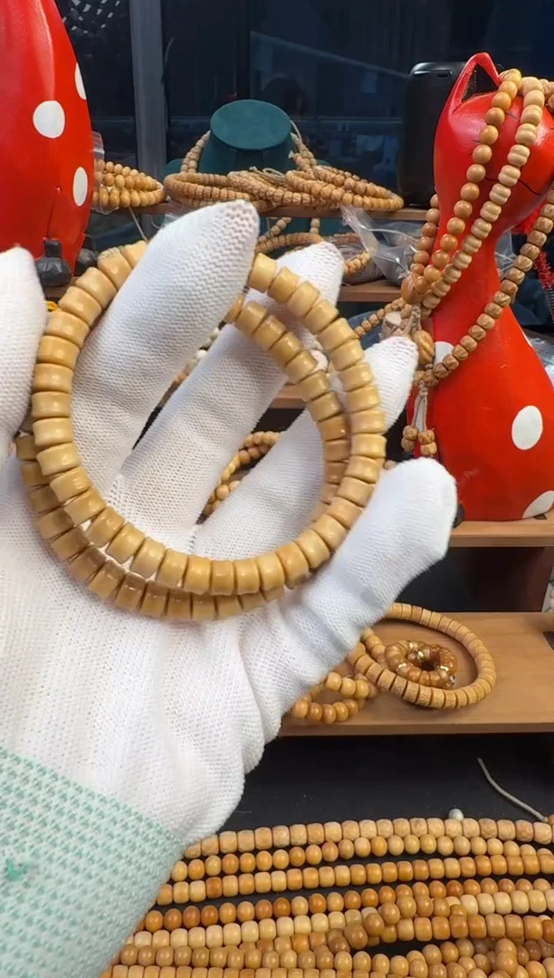 【闪购商品】菩提根/象牙果手串龙脊菩提单圈车轮珠卡7.5