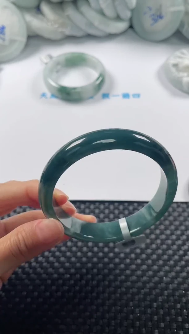 未镶嵌手镯翡翠基地发货H 7641 60+