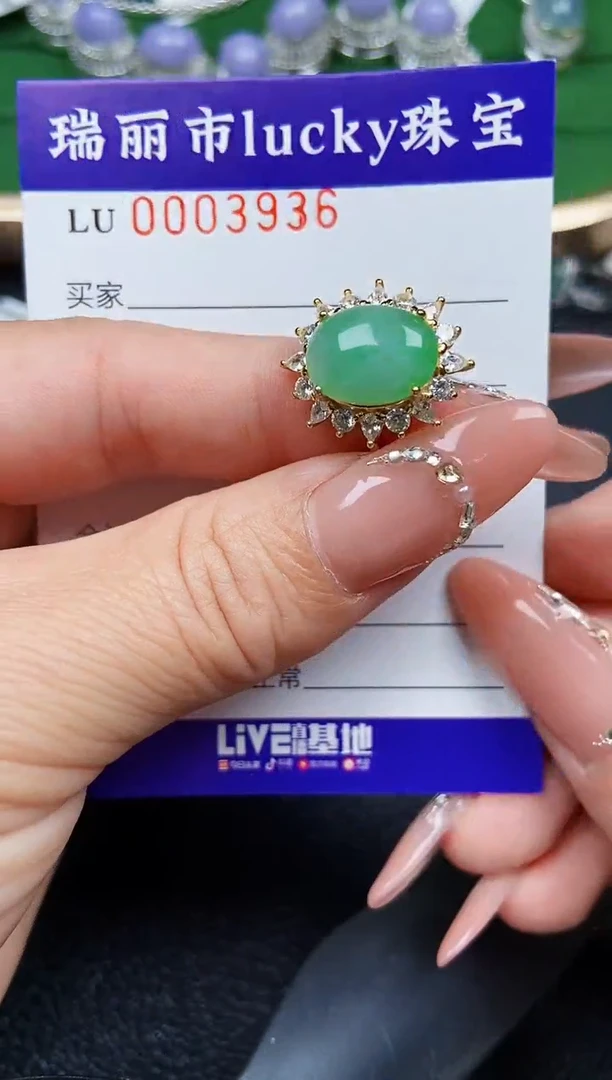 【闪购商品】翡翠颈饰银S925镶嵌3936