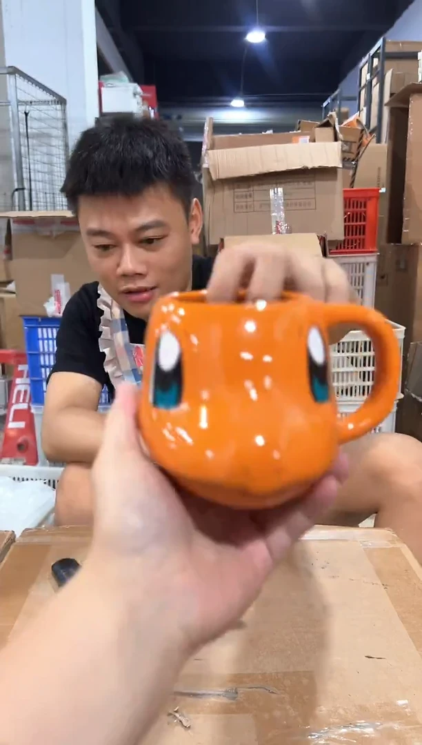 瓷片小火龙头杯