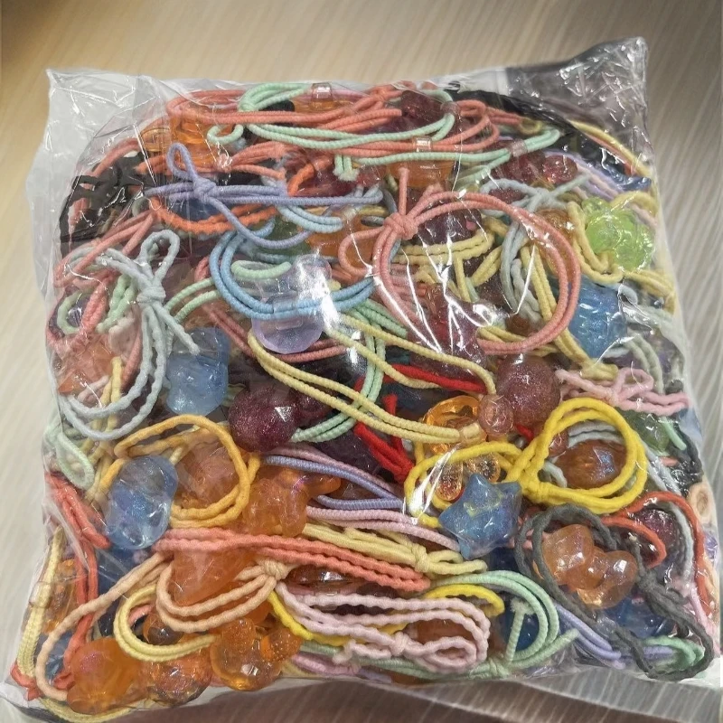 淡香甜美双股卡通头绳可爱百搭糖果色香味发圈ins风