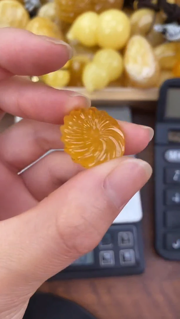 裸石琥珀未镶嵌天然琥珀蜜蜡