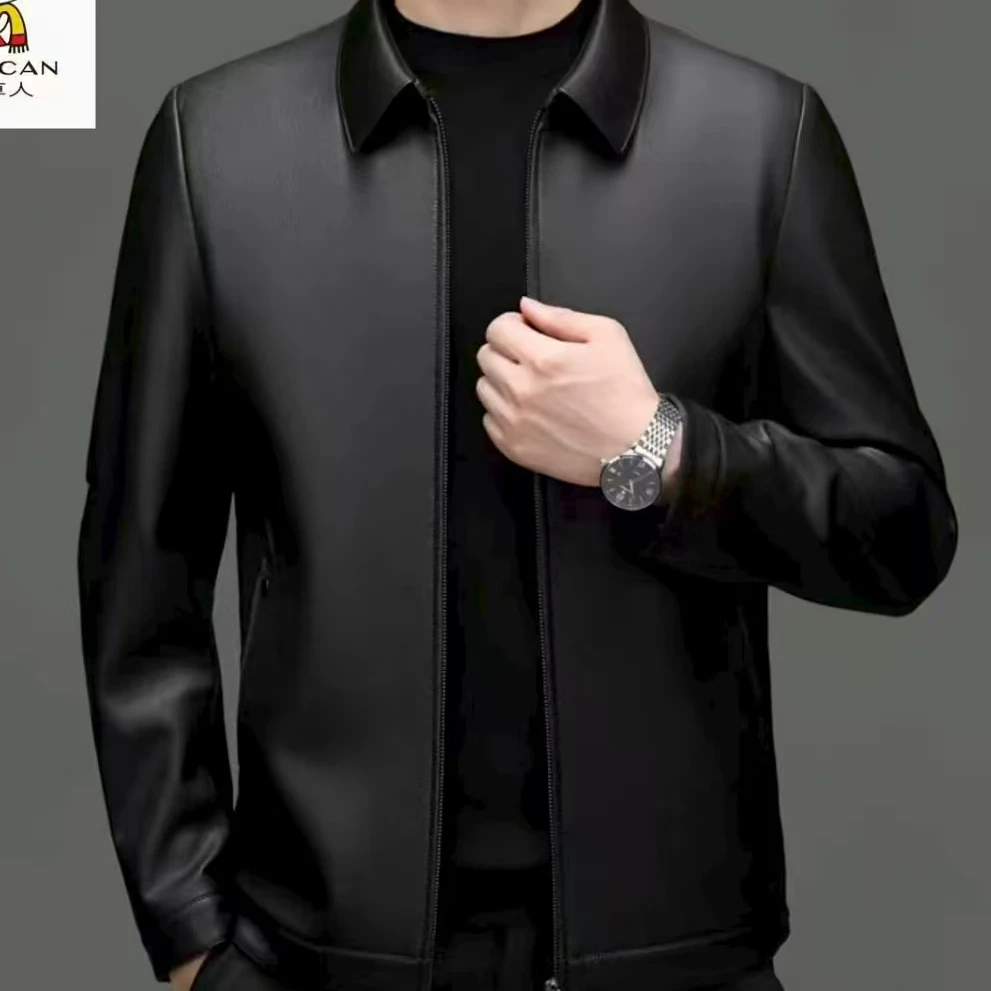 男士新款皮衣